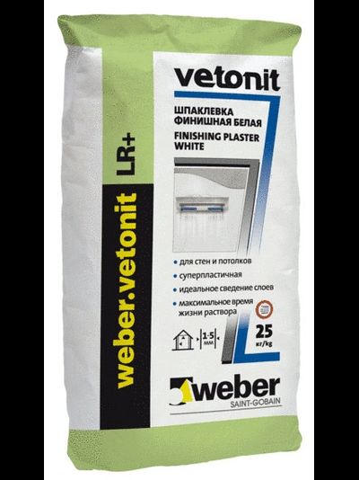Шпаклевка финишная VETONIT LR+, 20 кг