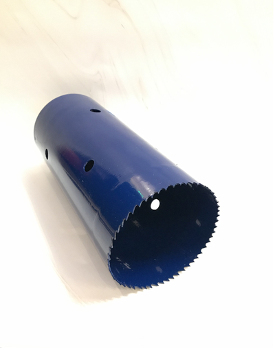 Коронка биметаллическая диаметр 132 мм глубина 300 мм по дереву, металлу, пластику.