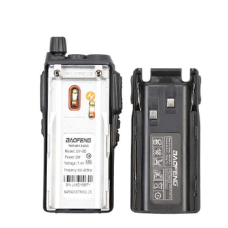 Рация Baofeng UV-8D, UHF, 5 Ватт, батарея 2800 мАч / для рыбалки, охоты, туризма, детей