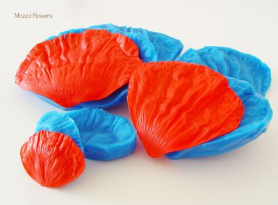 &quot;Лепесток мака&quot; Силиконовый молд (вайнер)