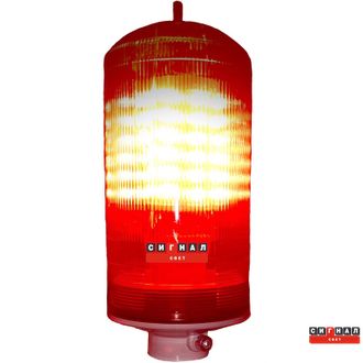 ЗОМ 48 LED&gt;35кд, типа «В», 48V DC, IP65. Красный поликарбонат.