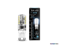 Gauss LED T15 3w 840 AC150-265v G9