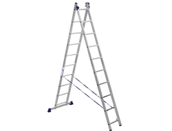 Лестницы (алюминевые двухсекционные)