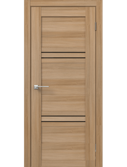 ТУЛЬСКИЕ ДВЕРИ. НЕАПОЛЬ 507. ДУБ ЗОЛОТОЙ/ LACOBEL BLACK