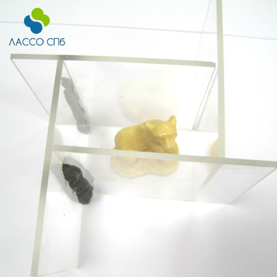 Оргстекло прозрачное Квадрат 20 х 20 см толщина 3 мм 1 лист