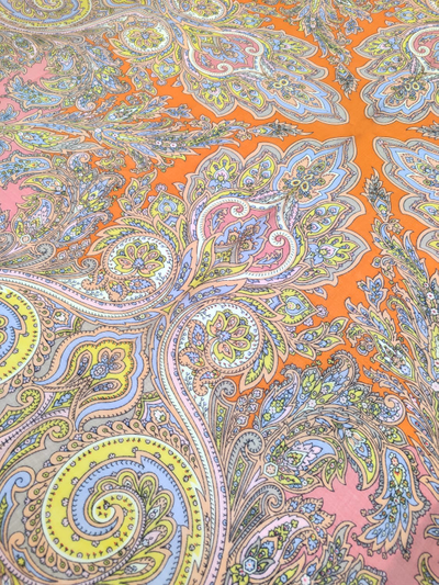 Павловопосадский платок Коралловая сказка 1916-16