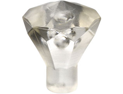 Rock 1 x 1 Jewel 24 Facet, Trans-Clear (30153 / 4128560 / 4248937 / 6247798)