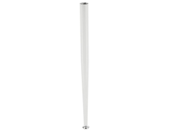 Опора 40х710 складная БЕЛАЯ, с верхним креплением с регулировкой наклона и высоты, NM-X-LINE40710-10 GTV *