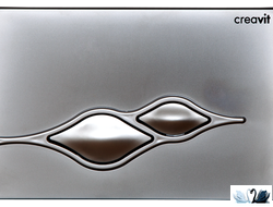 xКнопка смыва CREAVIT UFO GP1003.00, хром матовый
