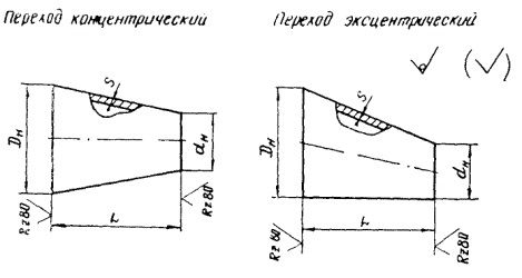 переходы сварные ОСТ 36-22-77
