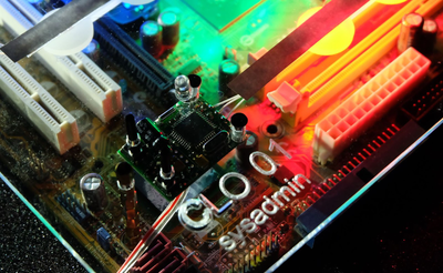 Бинарные часы CLO-Sysadmin из материнской платы - 4