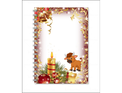 Тетрадь с символикой "Быка" №6