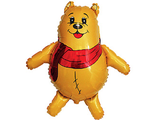 Шар (14&#039;&#039;/36 см) Мини-фигура, Медвежонок, Желтый, 1 шт.