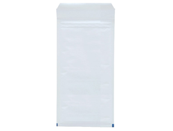 Пакет с воздушной подушкой без штрих-кодов B/D белый без печати (130х270мм+50мм клапан)