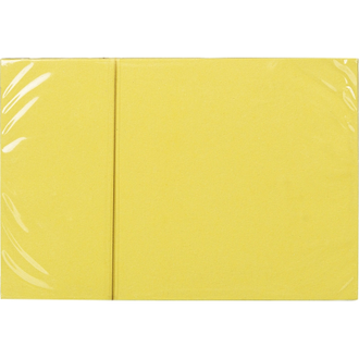 Блок-кубик Гознак с клеевым краем, 50х75, желтый (100 л)