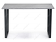 Стол Лота Лофт 120 25 мм бетон / черный матовый