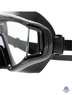 Маска для дайвинга Marlin BIG PANORAMIC BLACK 4х-стекольная