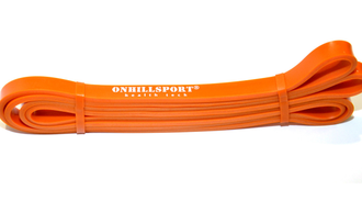 Латексная петля для фитнеса 2080 (13 мм) оранжевая 3-16 кг