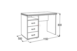 Стол письменный Ольга 13