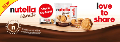 Бисквитное печенье Ferrero Nutella Biscuits
