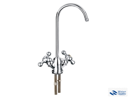 Кран питьевой воды DF015BB2-HC двойной с вентилем барашек