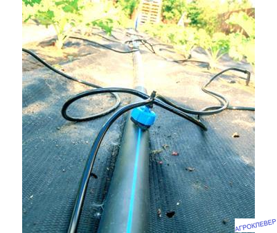 Капельница 8.0 л/ч компенсированная разборная 1/4 синяя 0,8-3.2bar комплект (100шт)