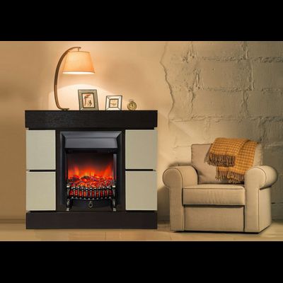 Электрокамин Норман BL-SL с очагом Fobos