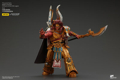 Магнус Красный, примарх Тысячи Сынов (Warhammer Horus Heresy) - КОЛЛЕКЦИОННАЯ ФИГУРКА 1/18 Thousand sons Magnus the Red Primarch of the XVth Legion (JT6175) - JOYTOY