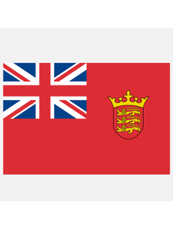 Флаг Джерси гражданский Adria Bandiere 97B1602 30х45см красный