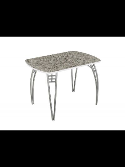 Стол кухонный "Пластиковый", подстолье паук разные цвета