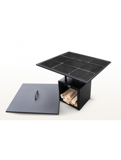 Очаг с вентиляционными отверстиями и решеткой для приготовления Start Grill (№3)