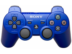 Sony Dualshock 3 (Синий) Геймпад для PS3 (1:1)