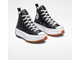 Кожаные кеды Converse Run Star Hike черные на платформе A04292c фото купить в спб