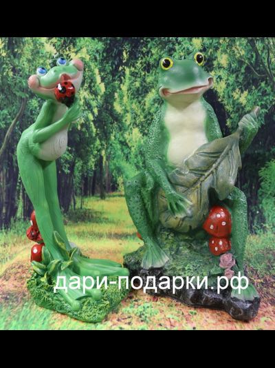 Лягушка певица 45*29см  1,3кг   0,03м3  полистоун Россия 1768/012620