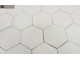 Декоративная облицовочная плитка гексагон Kamastone Соты 1052 супербелый