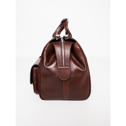 Кожаный саквояж Fabriano premium brown (арт. 4008-53)