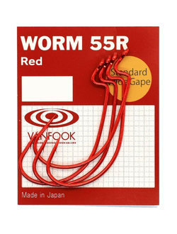 Крючок Vanfook Worm 55R 5/0 (5шт.)