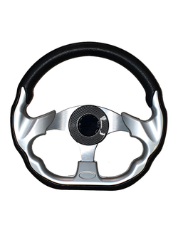 Рулевое колесо, 320 мм, черное с серым
