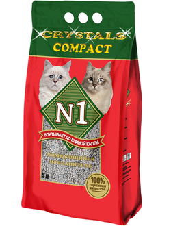 Наполнитель для кошек N1 Compact комкующийся 5 л