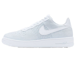 Кроссовки Nike Air Force 1 Flyknit 2.0 White Pure Platinum