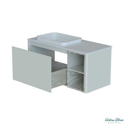 ШКАФ НИЖНИЙ КАПЕЛЛА 1100-500-2 С ВНУТРЕННИМ ВЫДВИЖНЫМ ЯЩИКОМ СТОЛЕШНИЦА НАТУРАЛЬНЫЙ МРАМОР BIANCO CARRARA