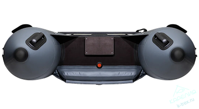 Лодка ПВХ Мастер Лодок Ривьера Компакт 3200НДНД "Комби" Св.Серый / Графит