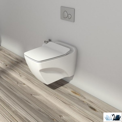 Чаша унитаза Creavit Bull BL320.00000 подвесная, с функцией биде Природный дизайн Голова быка