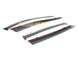 Дефлектор окон с молдингом для Nissan X-Trail 2015-