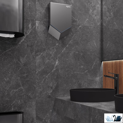 Керамогранит Ocean Ceramic Rocky black pro графитовый 80 x 80 см матовый