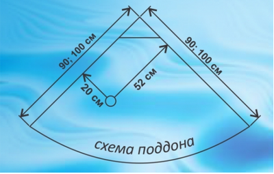 Душевая кабина Водный Мир ВМ-8815 Высокий поддон, задние стёкла белые,передние стёкла матовые, 100x100x215 см.