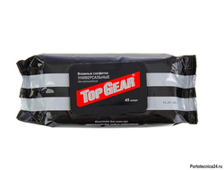 Влажные салфетки универсальные автомобильные Top Gear №45