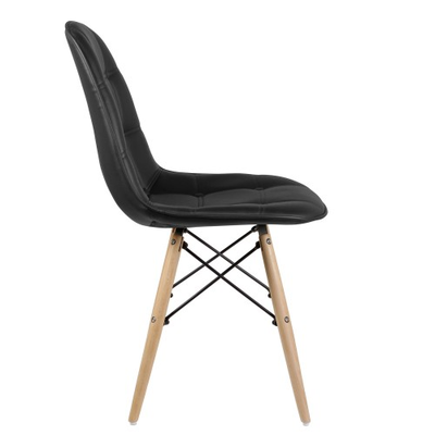 Дизайнерский стул «Квадро», WX-301 (черный)