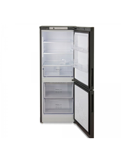 двухкамерный холодильник с нижним расположением морозильной камеры в серебристом цвете