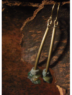 Благотворительность. Серьги "Геометрия осени"